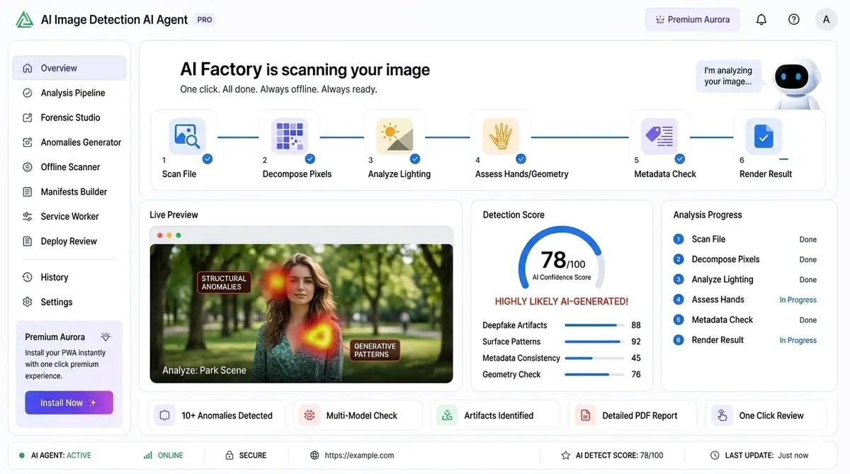 AI glucose test analysis dashboard — example of the AI tool software